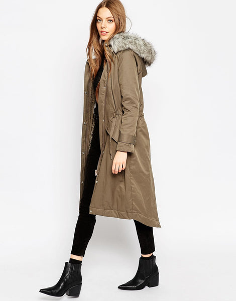 Parka in Maxi Length